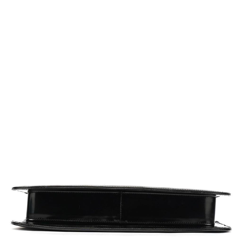Black Tessuto Spazzolato Shoulder Bag