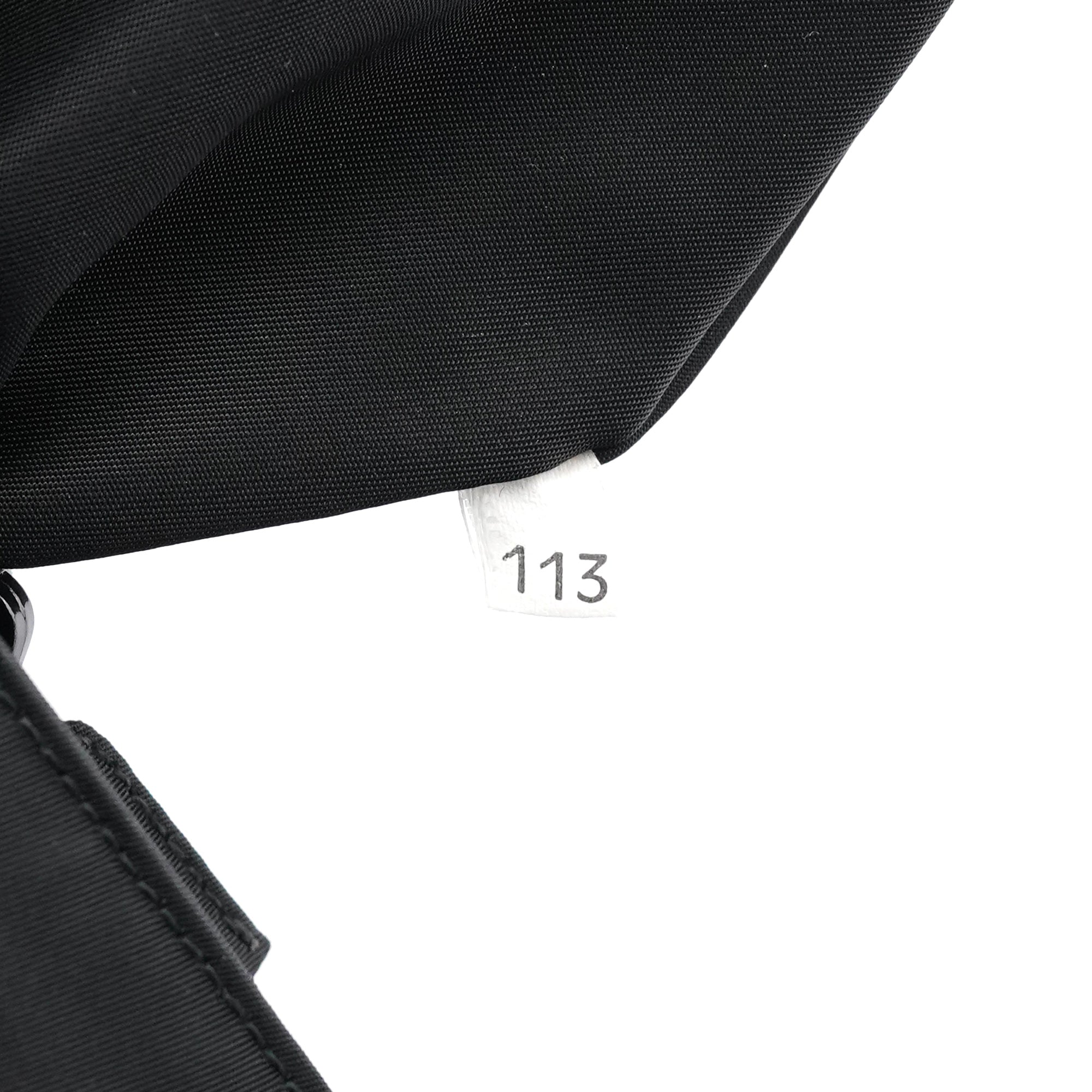 Black Tessuto Spazzolato Top Handle Bag