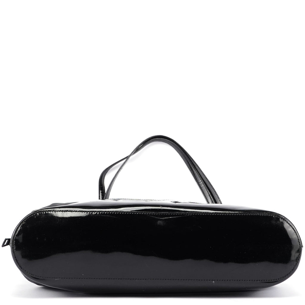 Black Tessuto Spazzolato Tote Bag