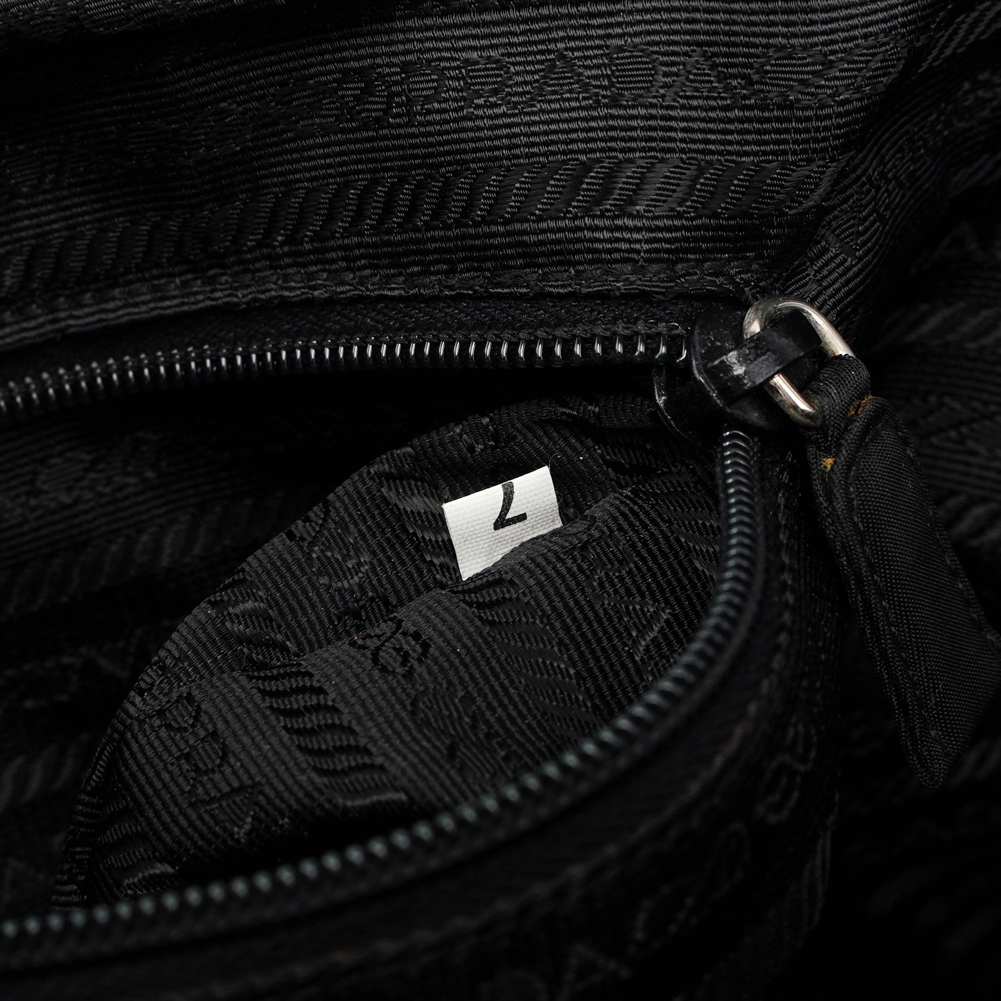Black Tessuto Spazzolato Tote Bag