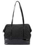 Black Tessuto Spazzolato Tote Bag