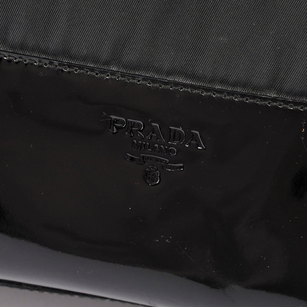 Black Tessuto Spazzolato Tote Bag