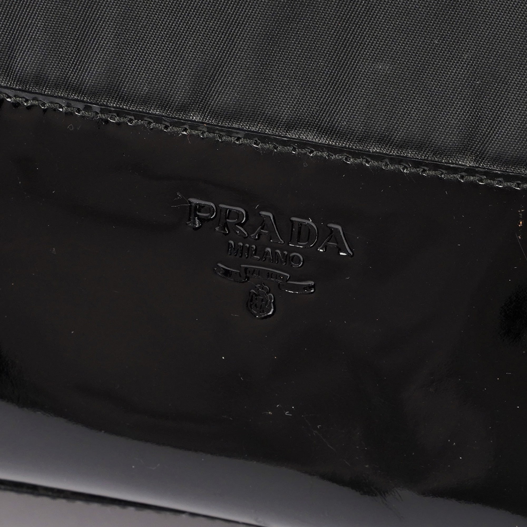 Black Tessuto Spazzolato Tote Bag