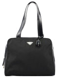 Black Tessuto Spazzolato Tote Bag