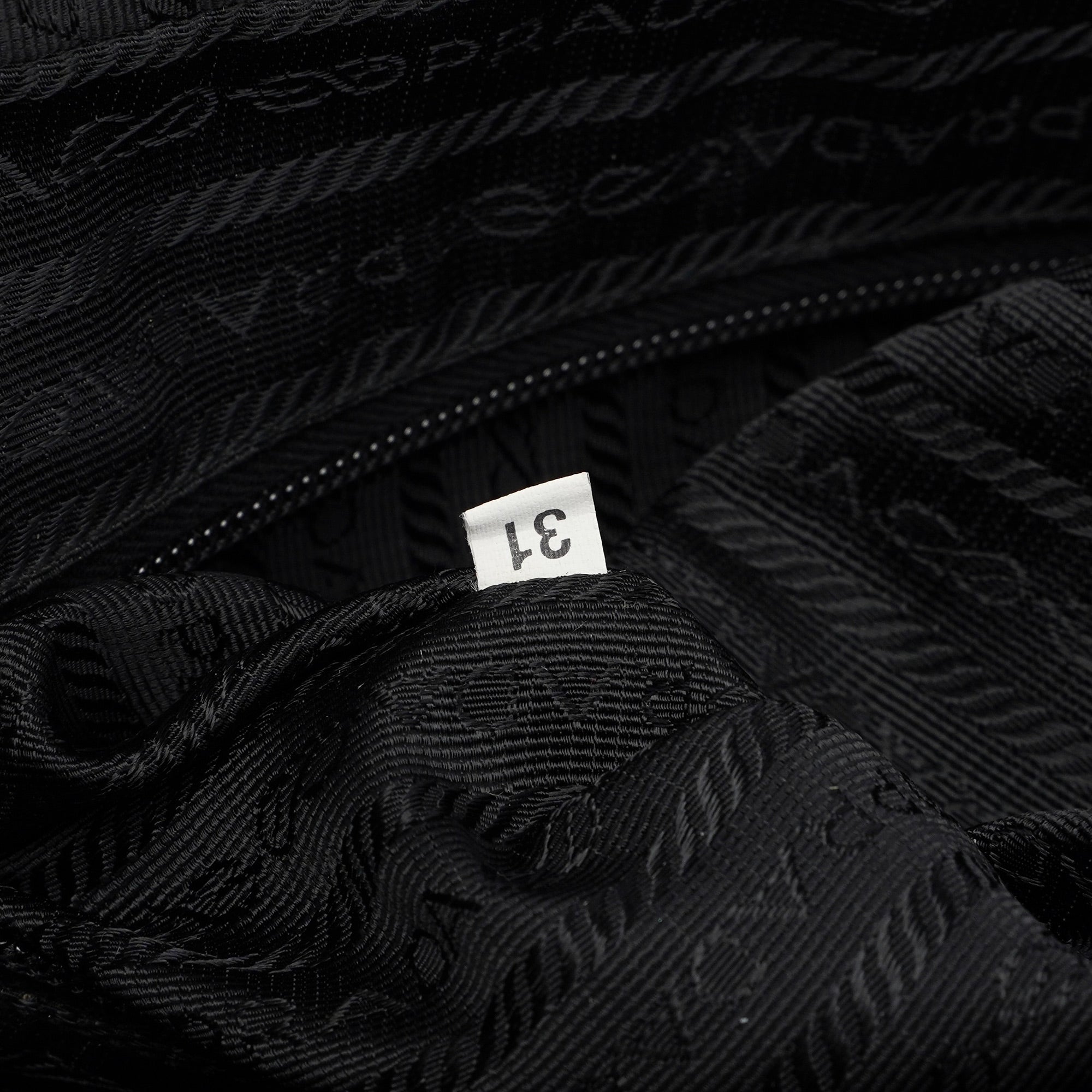 Black Tessuto Spazzolato Tote Bag