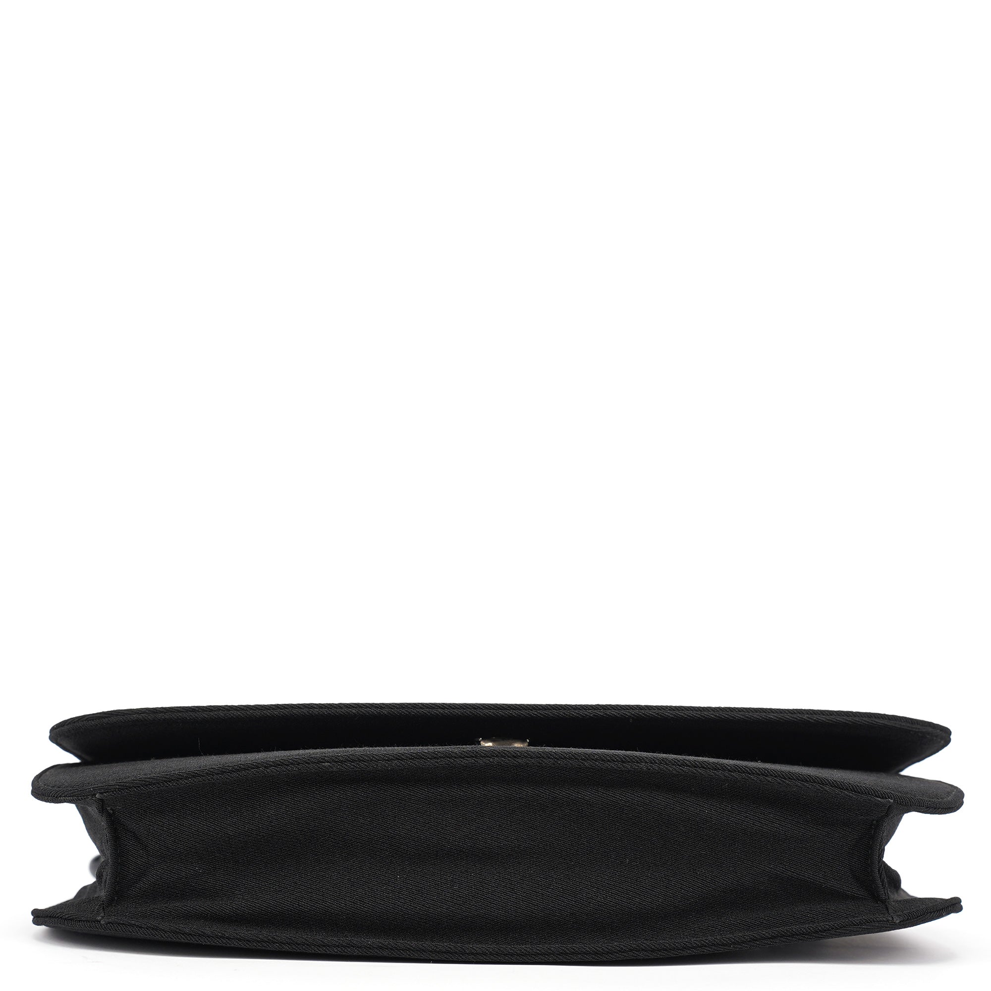 Black Tessuto Swing Chain Shoulder Bag
