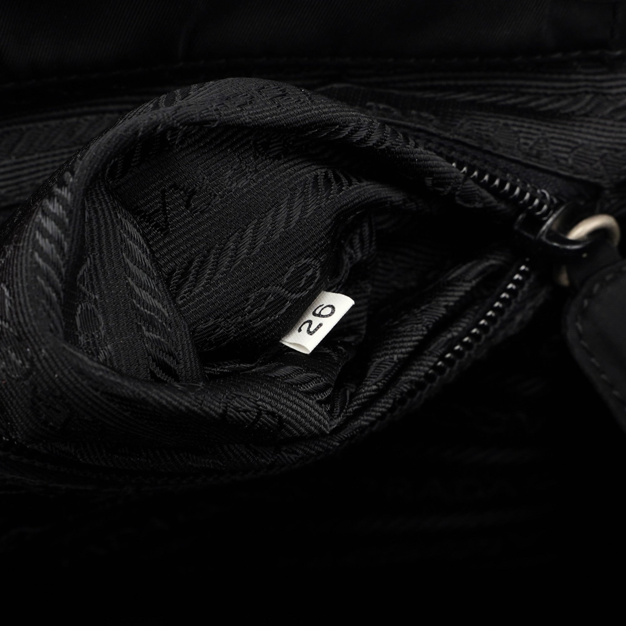 Black Tessuto Tote Bag