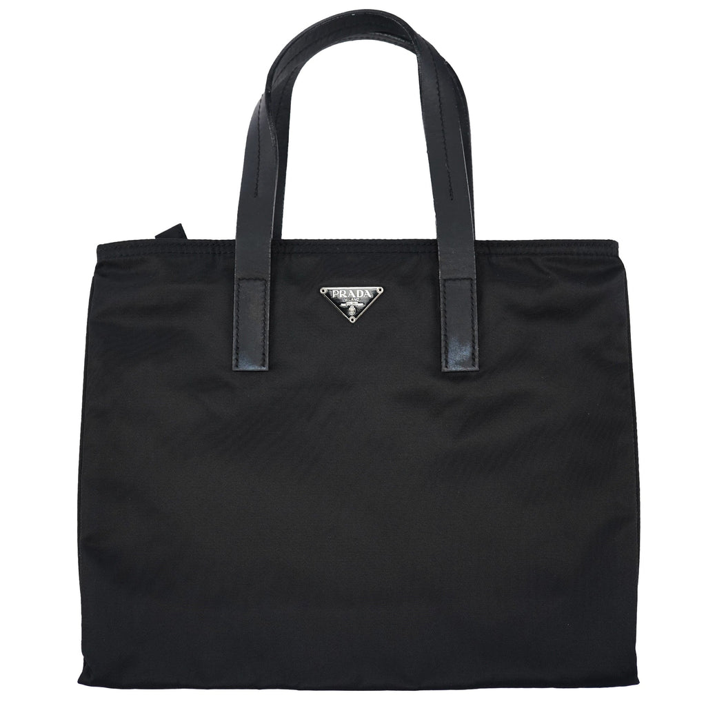Black Tessuto Tote Bag