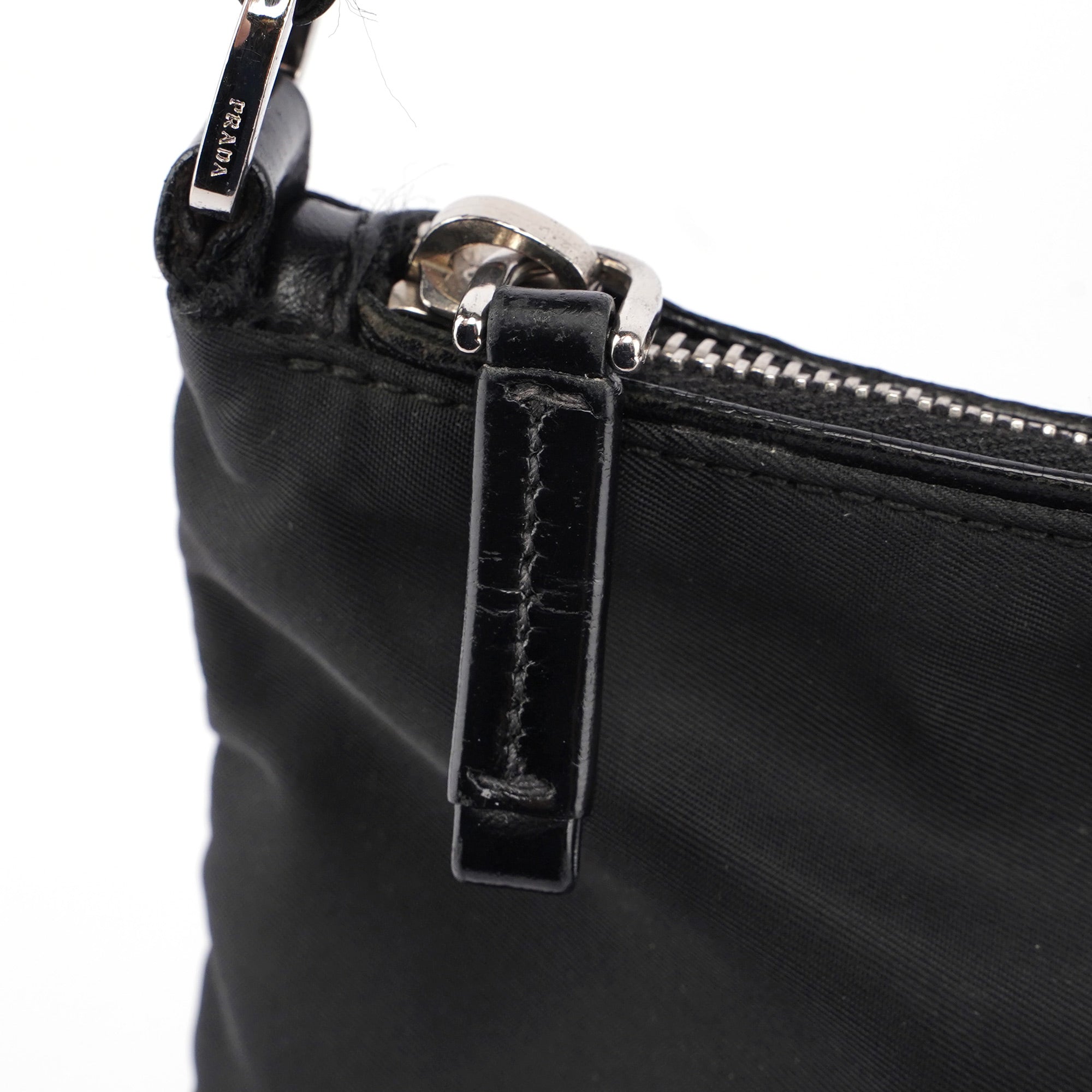 Black Tessuto Vitello Crossbody Bag