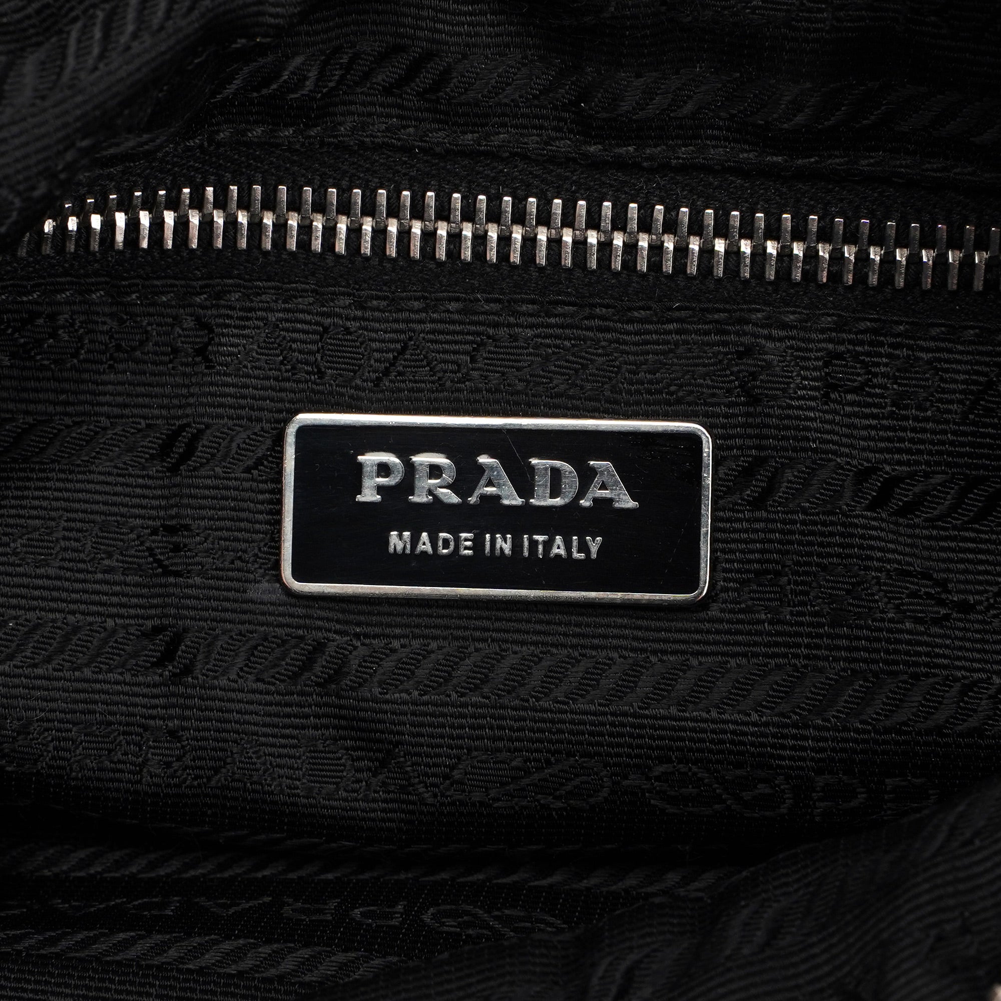 Black Tessuto Vitello Crossbody Bag
