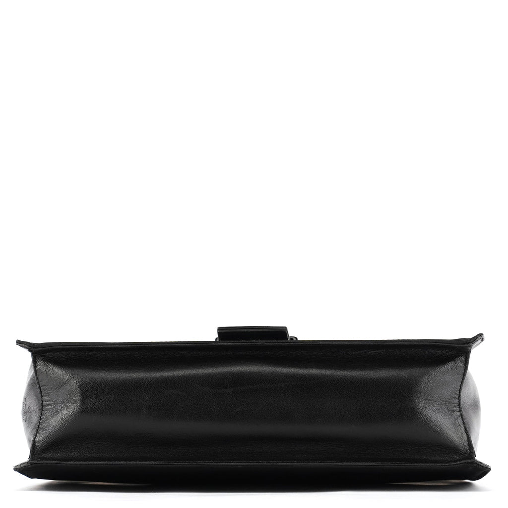Black Tessuto Vitello Nylon Shoulder Bag