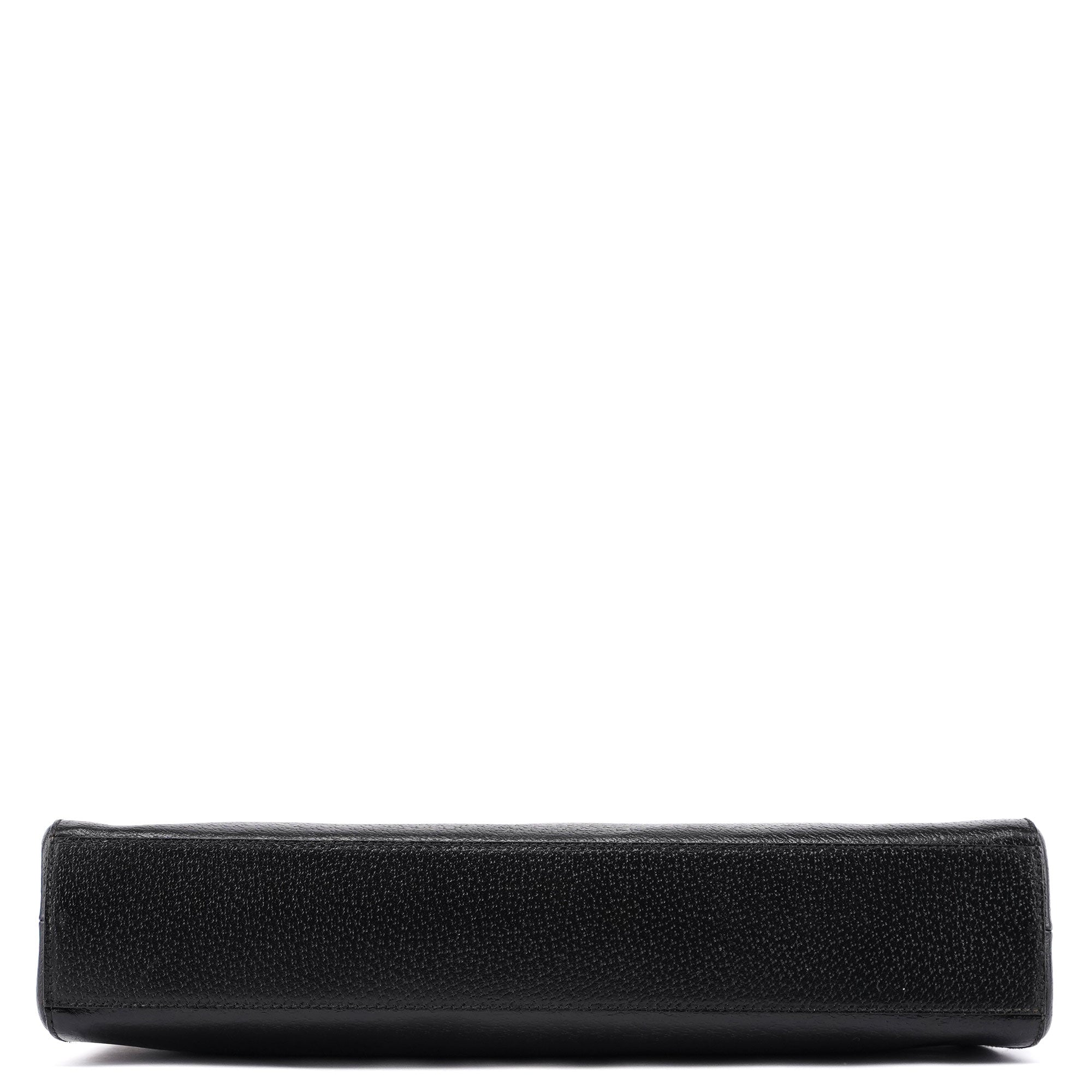 Black Tumbled Leather Chic Bag