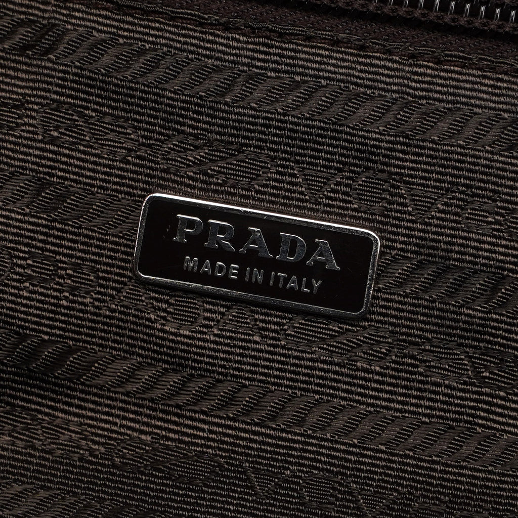 Black Tumbled Leather Chic Bag