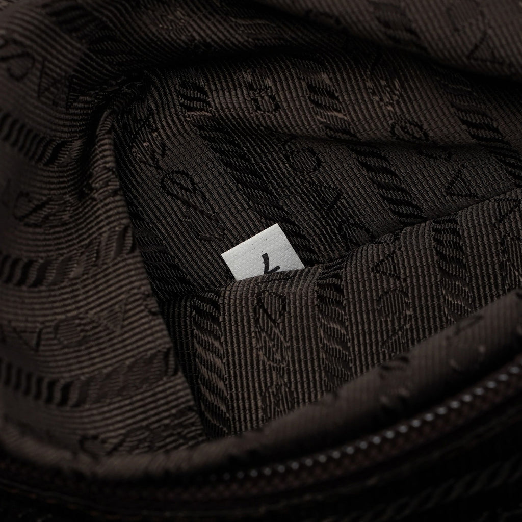 Black Tumbled Leather Chic Bag