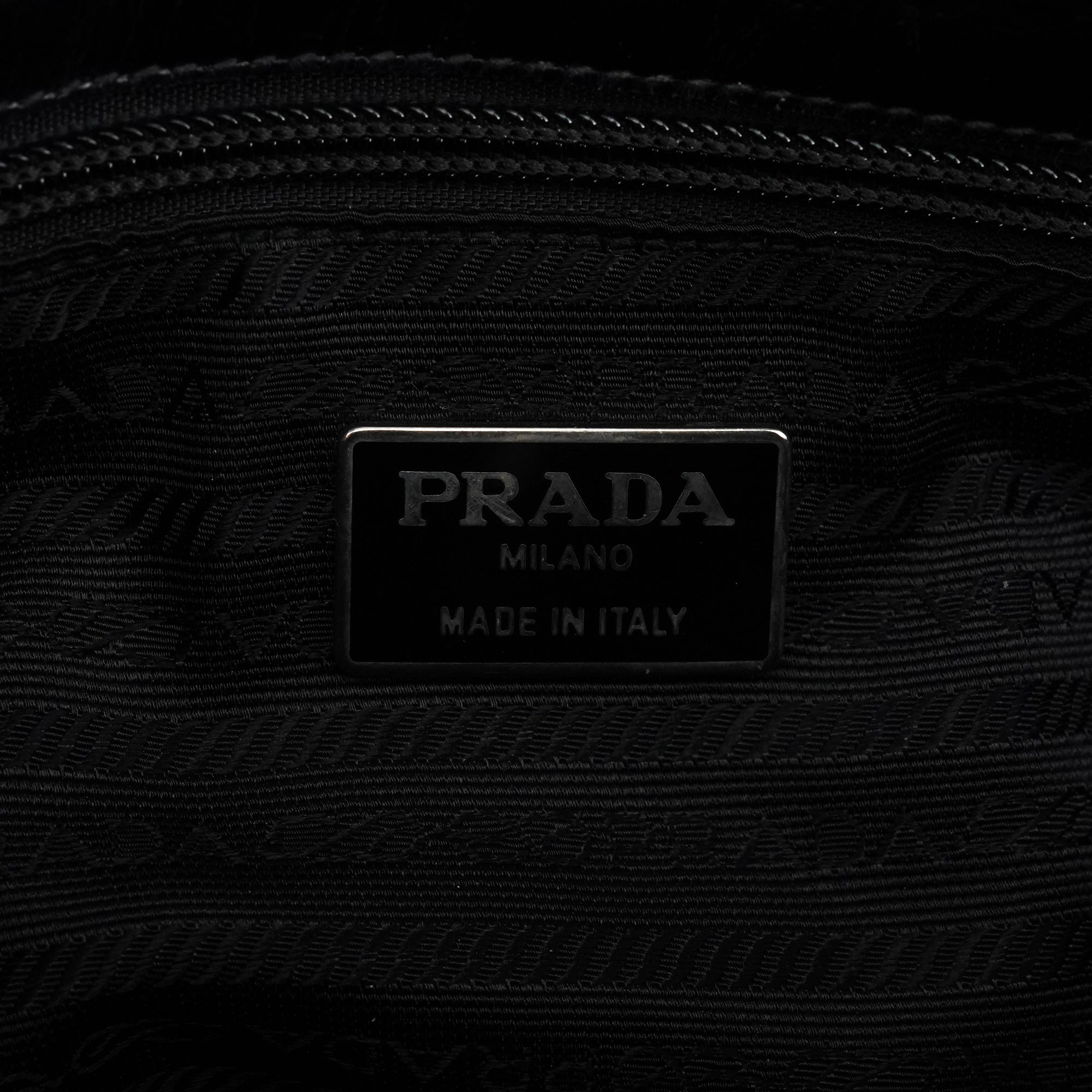 Black Vitello Buckle Shoulder Bag