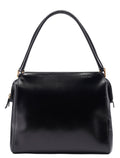 Black Vitello Chic Shoulder Bag
