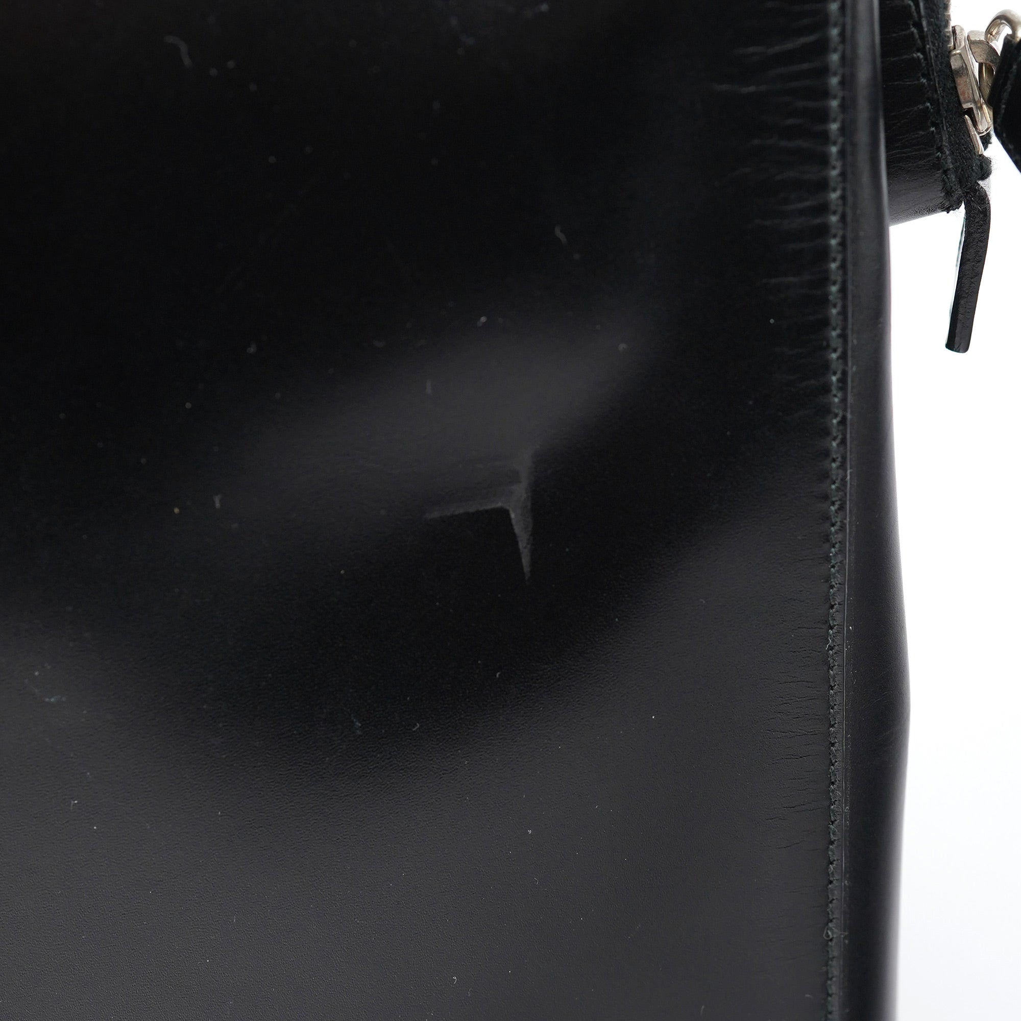 Black Vitello Chic Shoulder Bag