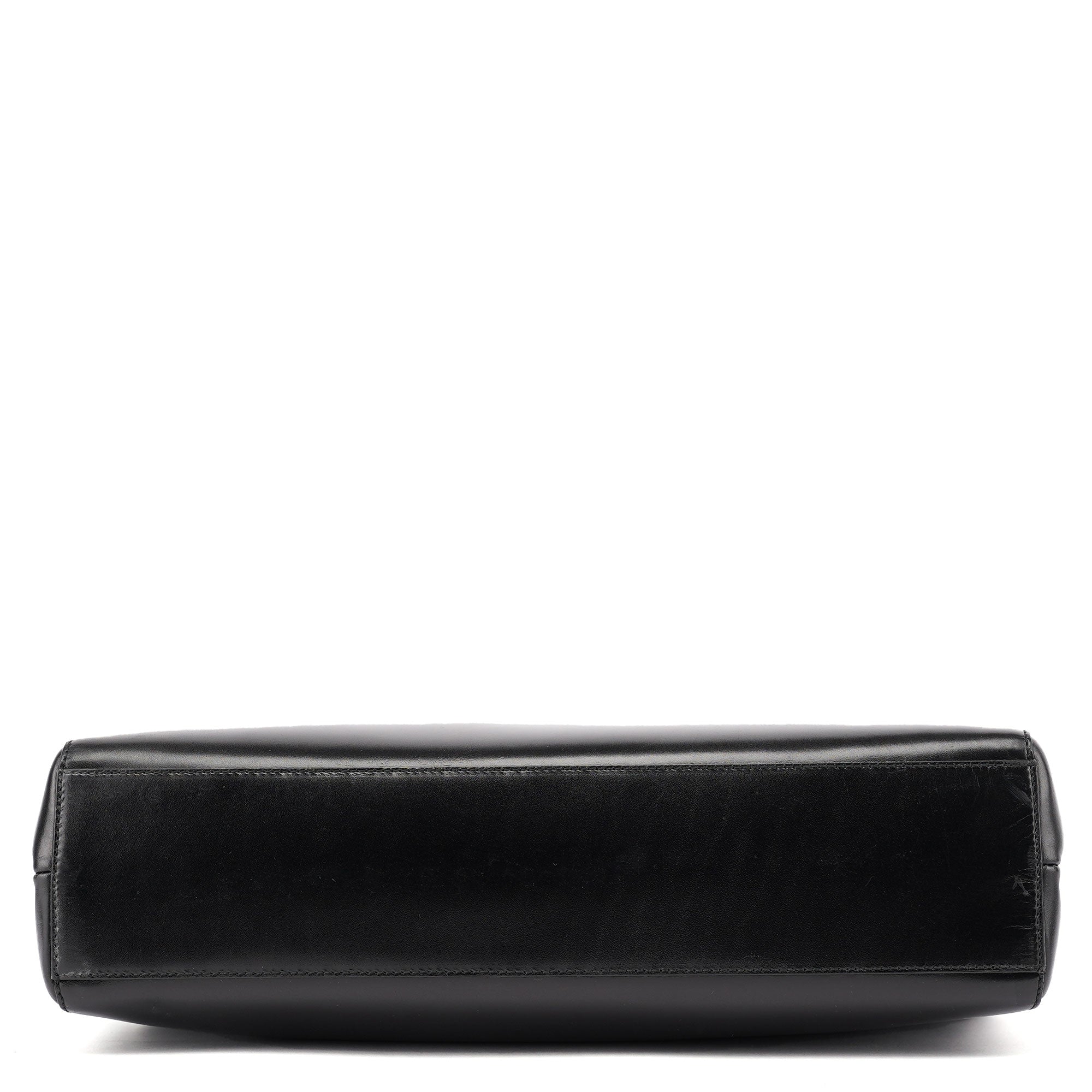 Black Vitello Chic Shoulder Bag