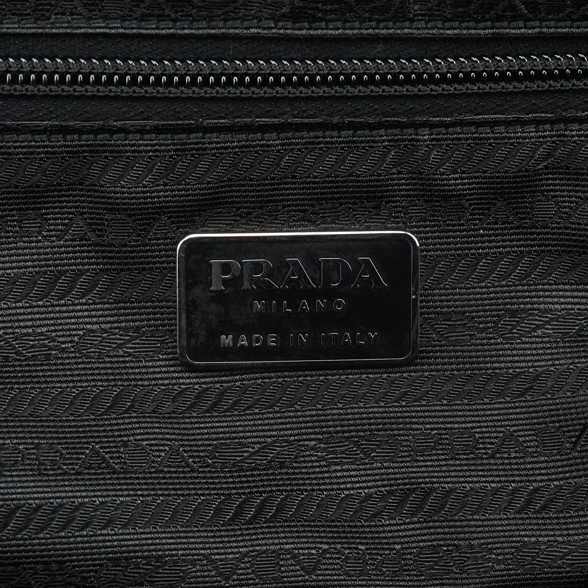 Black Vitello Chic Shoulder Bag