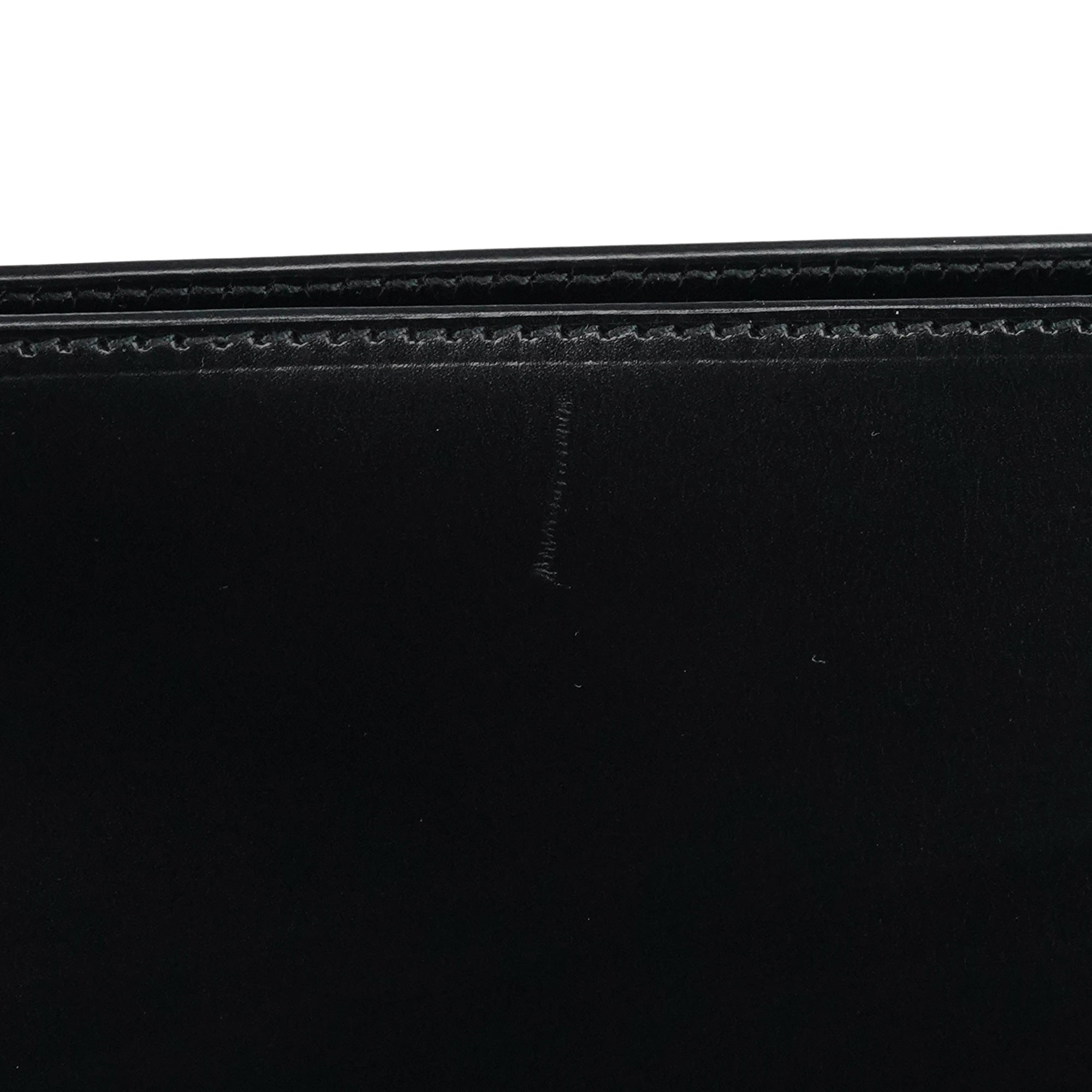 Black Vitello Chic Shoulder Bag