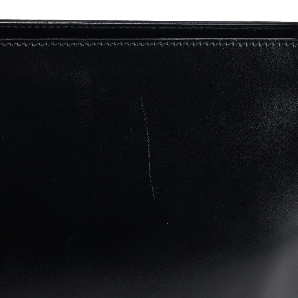 Black Vitello Chic Shoulder Bag