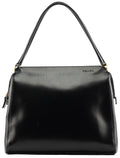 Black Vitello Chic Shoulder Bag