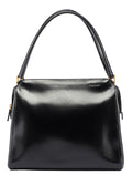Black Vitello Chic Shoulder Bag