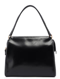 Black Vitello Chic Shoulder Bag