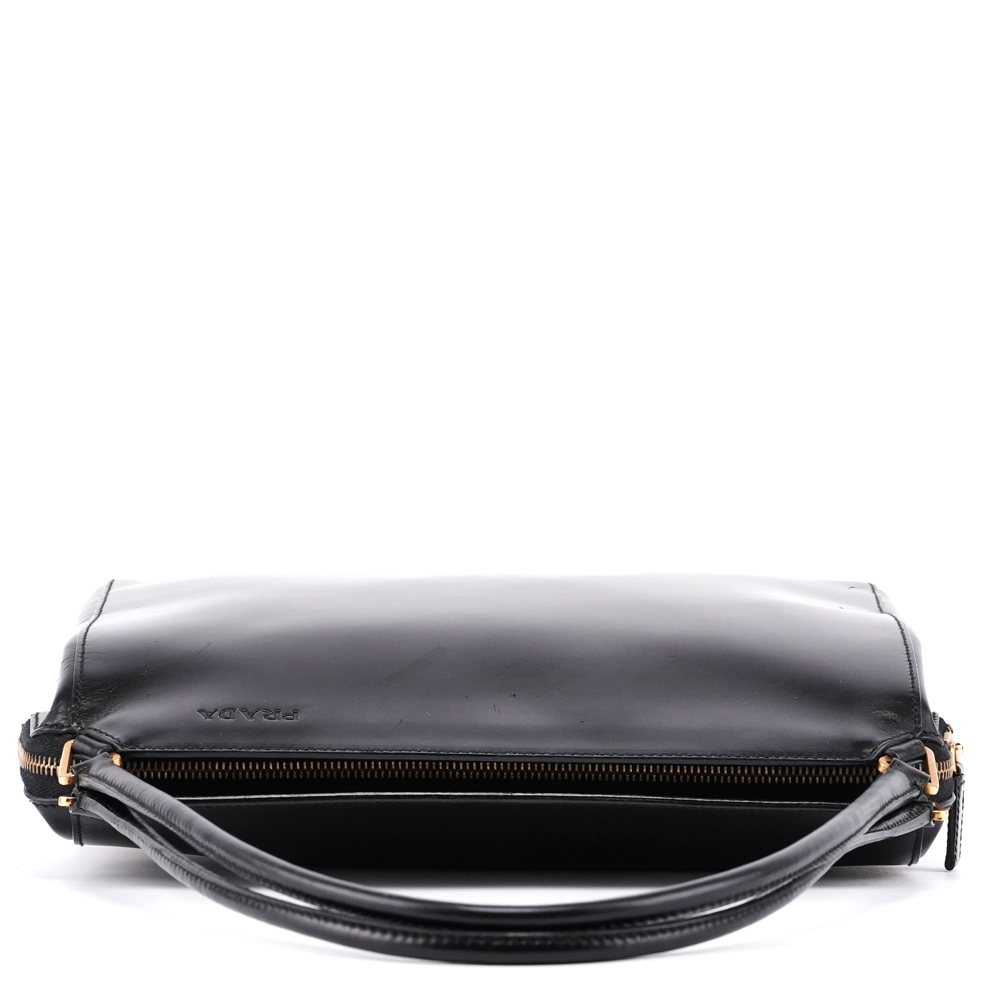 Black Vitello Chic Shoulder Bag