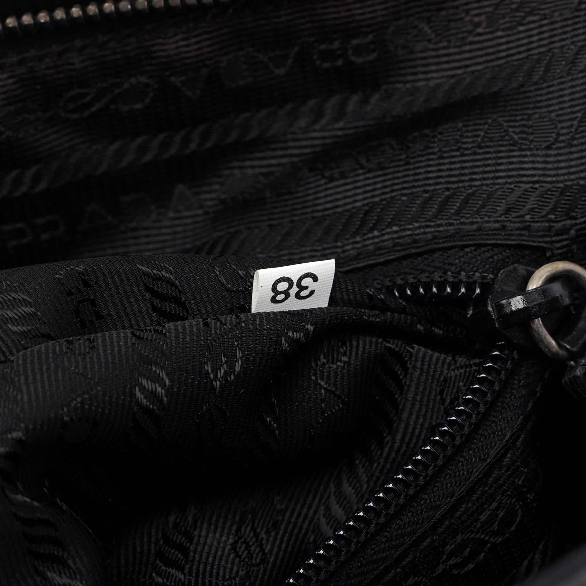 Black Vitello Chic Shoulder Bag
