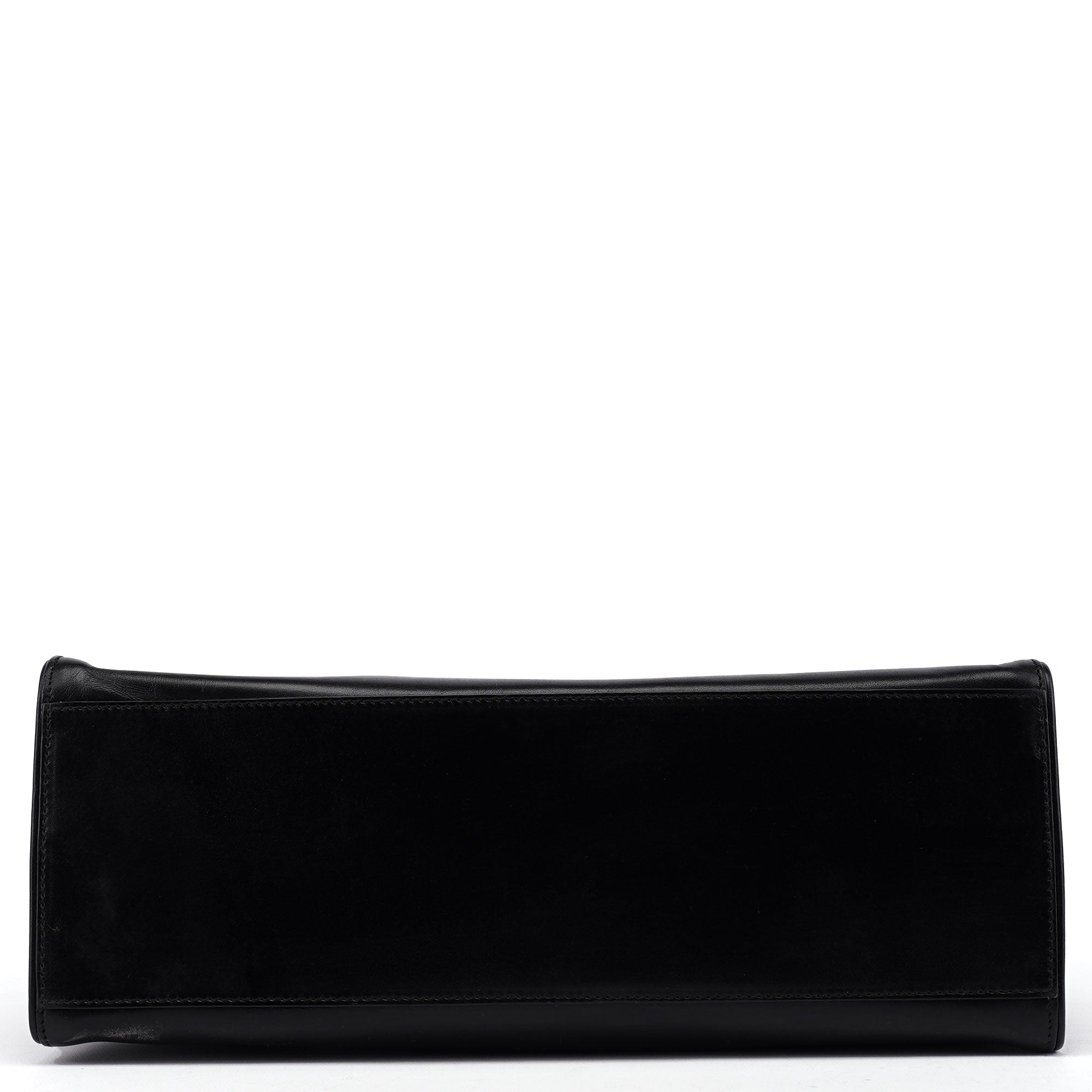 Black Vitello Chic Shoulder Bag
