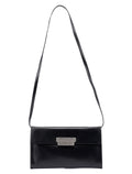 Black Vitello Crossbody Bag