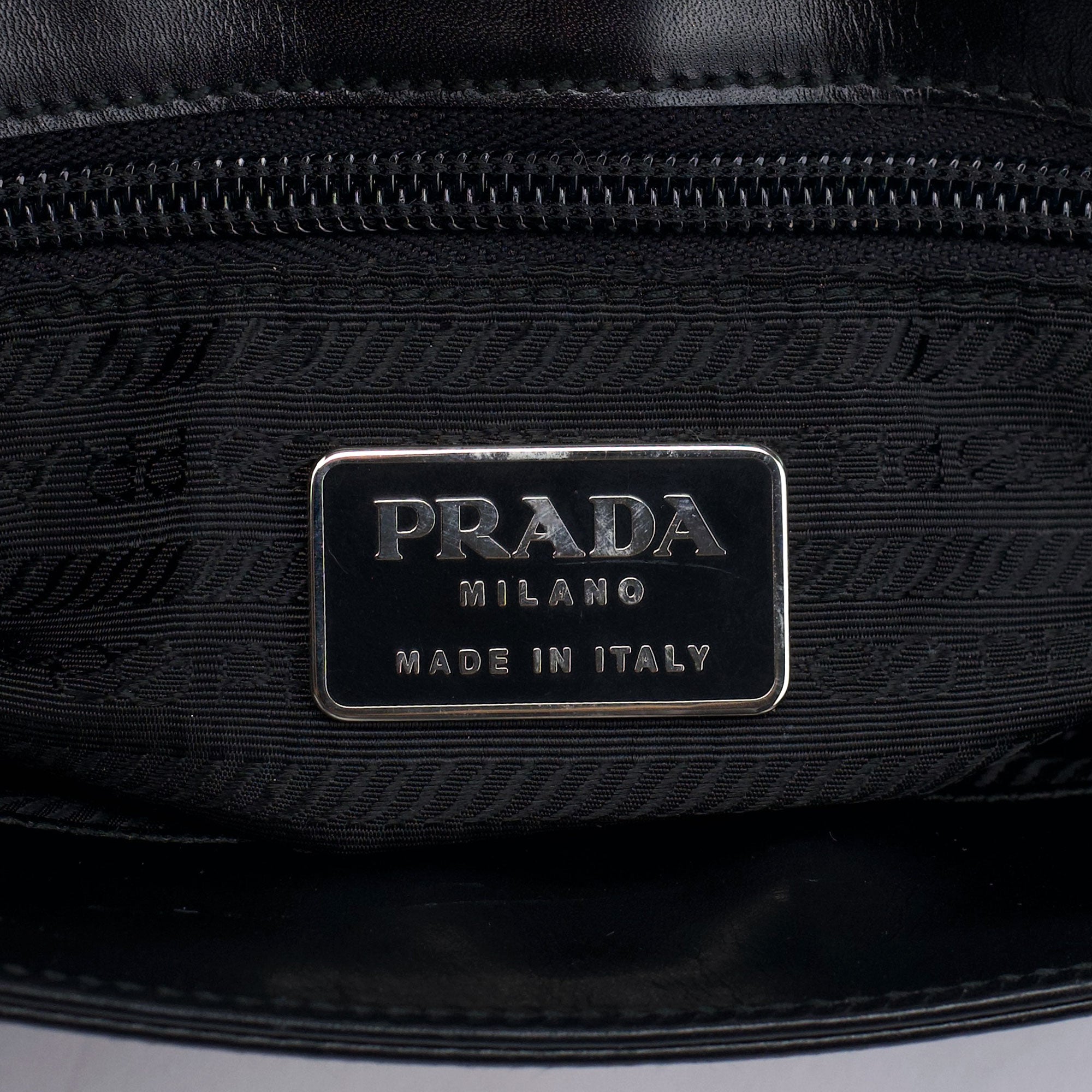 Black Vitello Crossbody Bag
