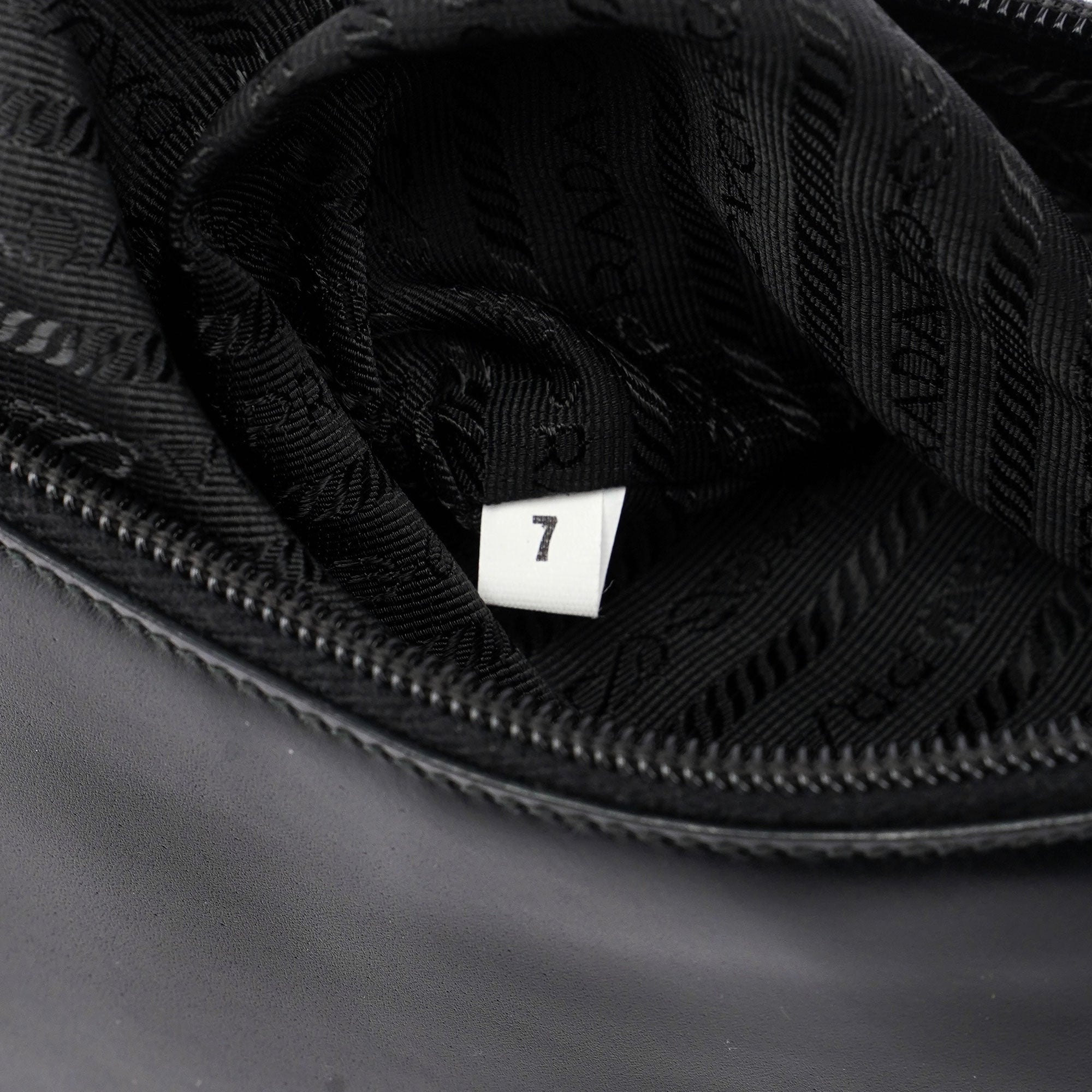 Black Vitello Metallo Shoulder Bag