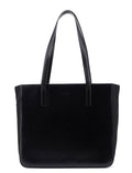 1995 Black Tessuto Vitello Tote Bag