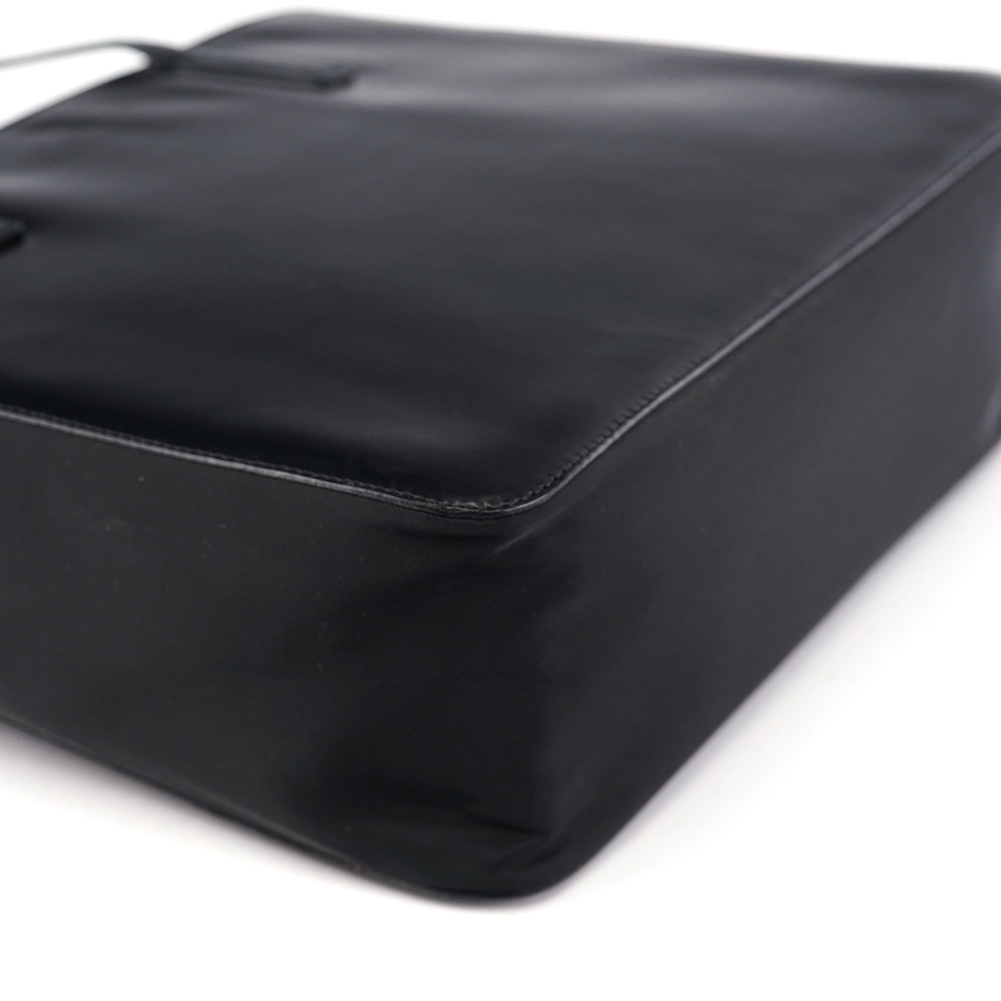 1995 Black Tessuto Vitello Tote Bag
