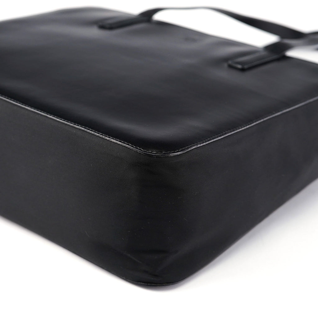 1995 Black Tessuto Vitello Tote Bag
