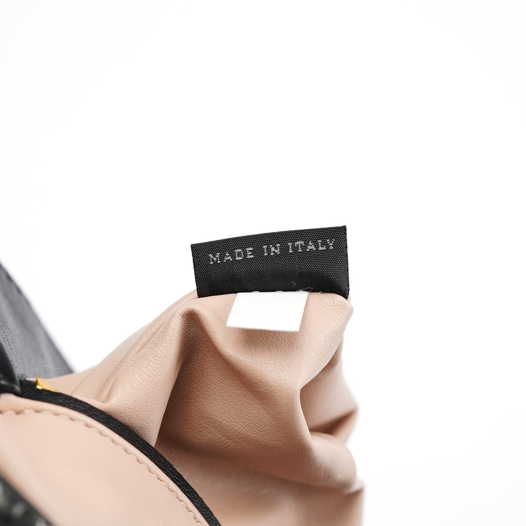 Black White Tweed Clutch Bag