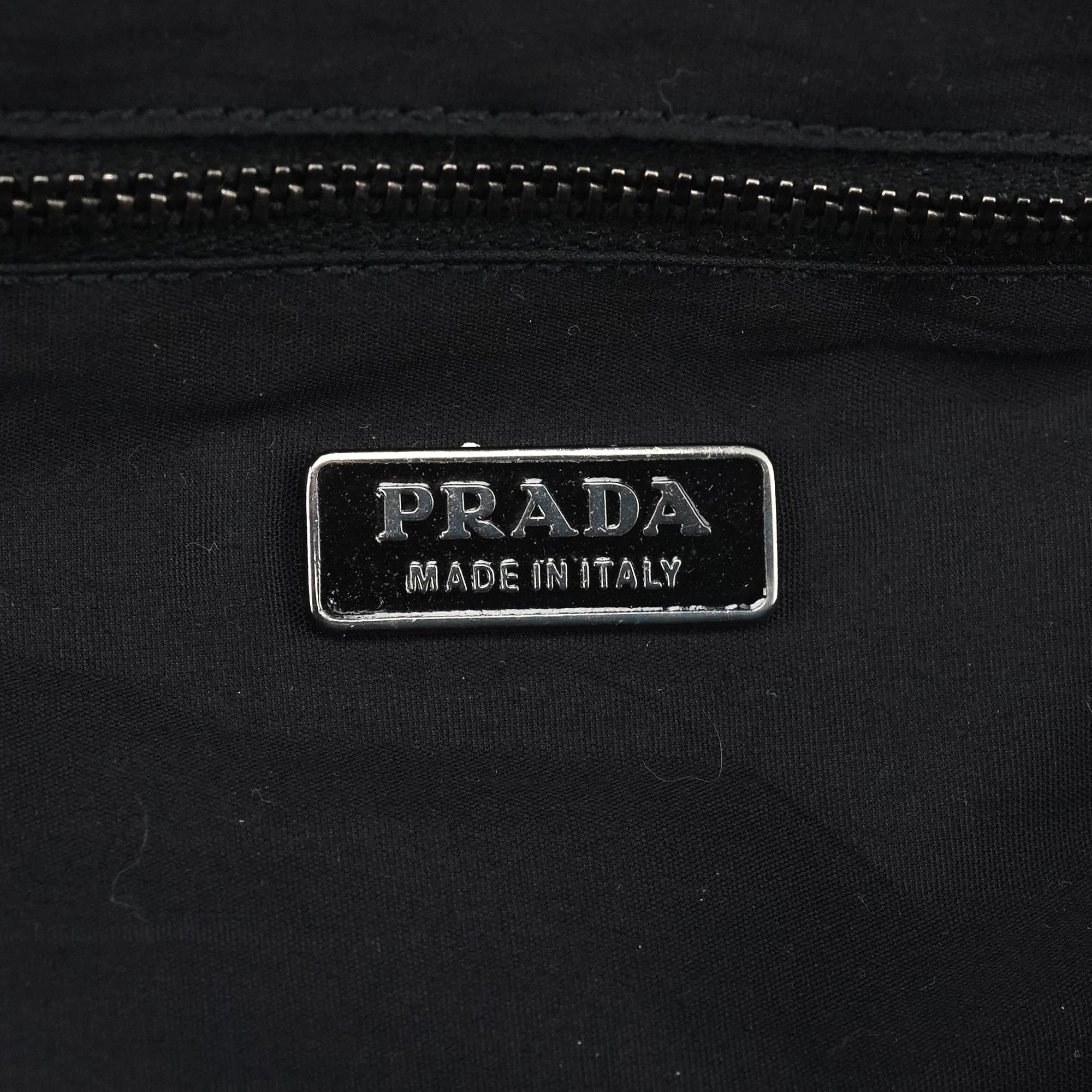 BN0245 Black Cotton Snap Shoulder Bag