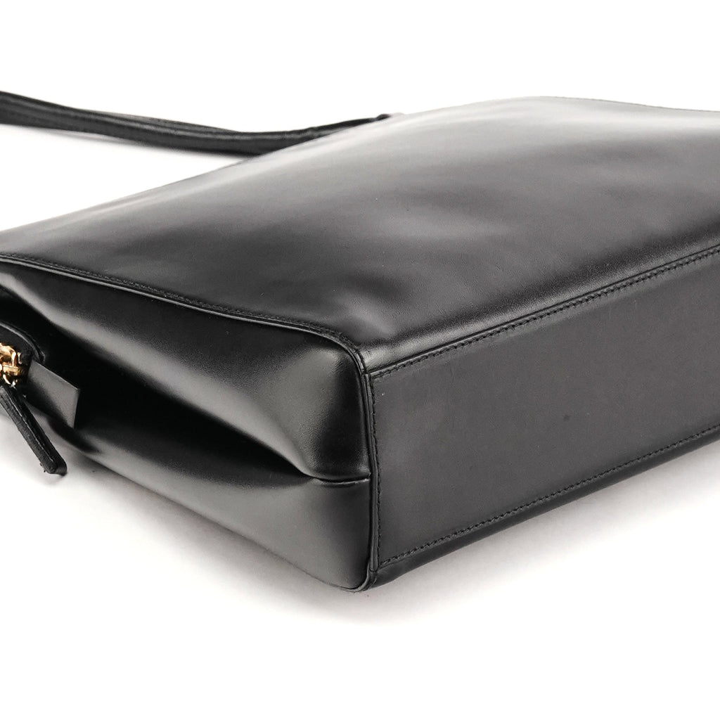 BN0315 Black Vitello Chic Shoulder Bag