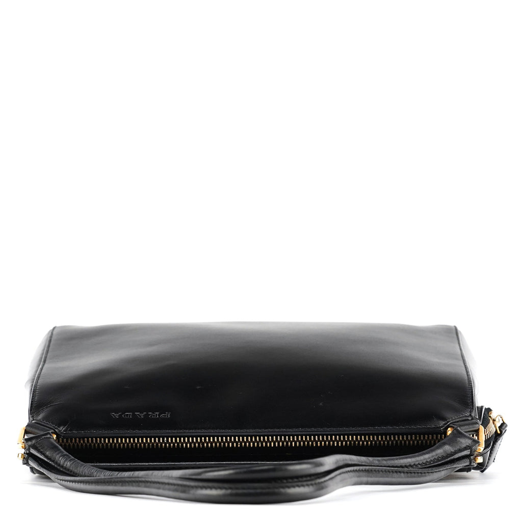 BN0315 Black Vitello Chic Shoulder Bag