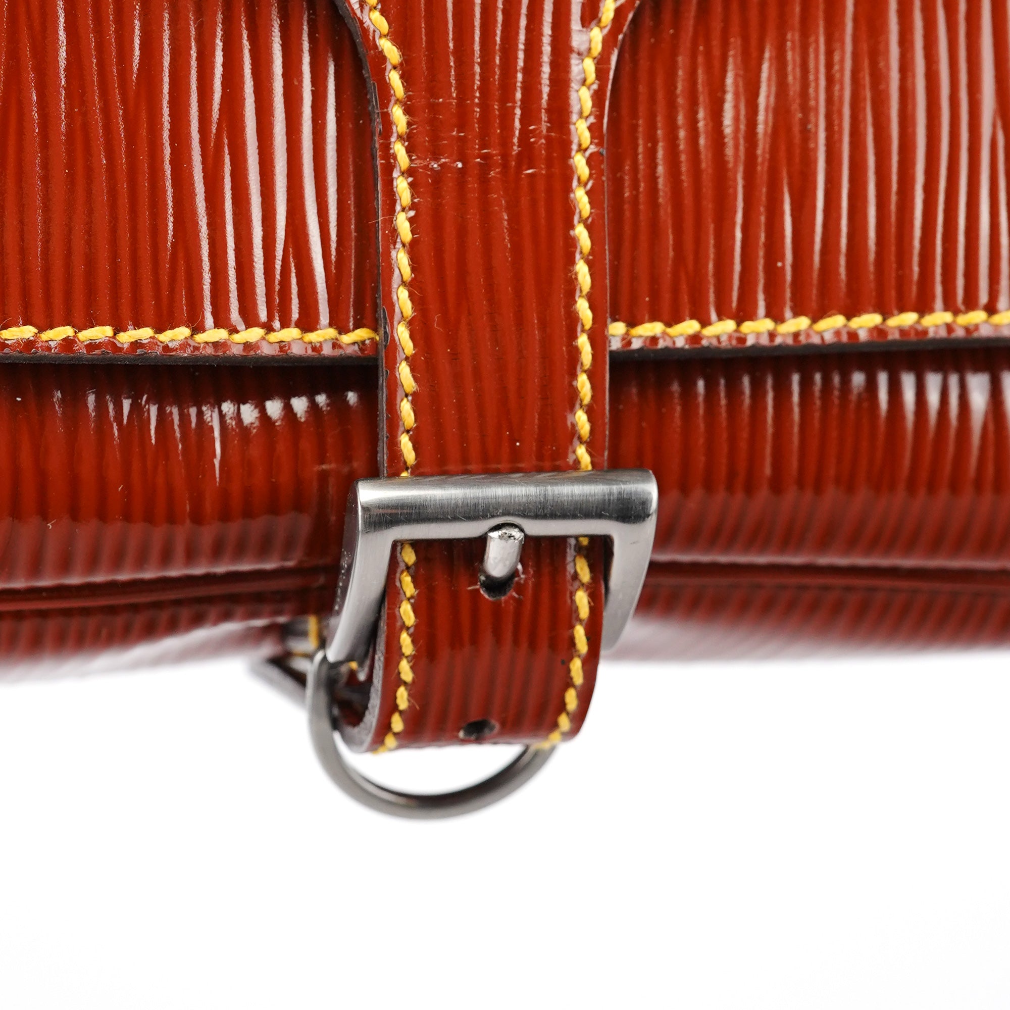 BN0526 Brown Vernice Old Shoulder Bag