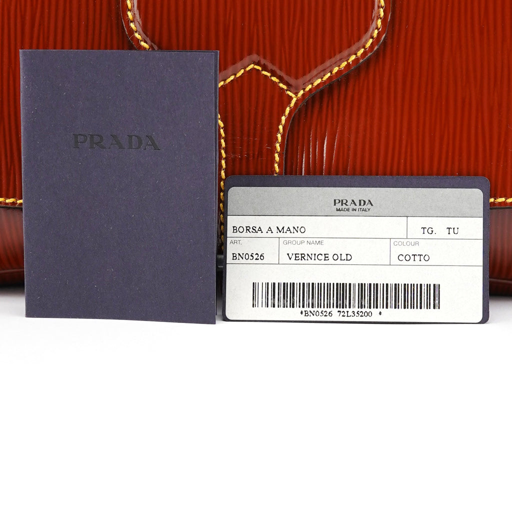 BN0526 Brown Vernice Old Shoulder Bag