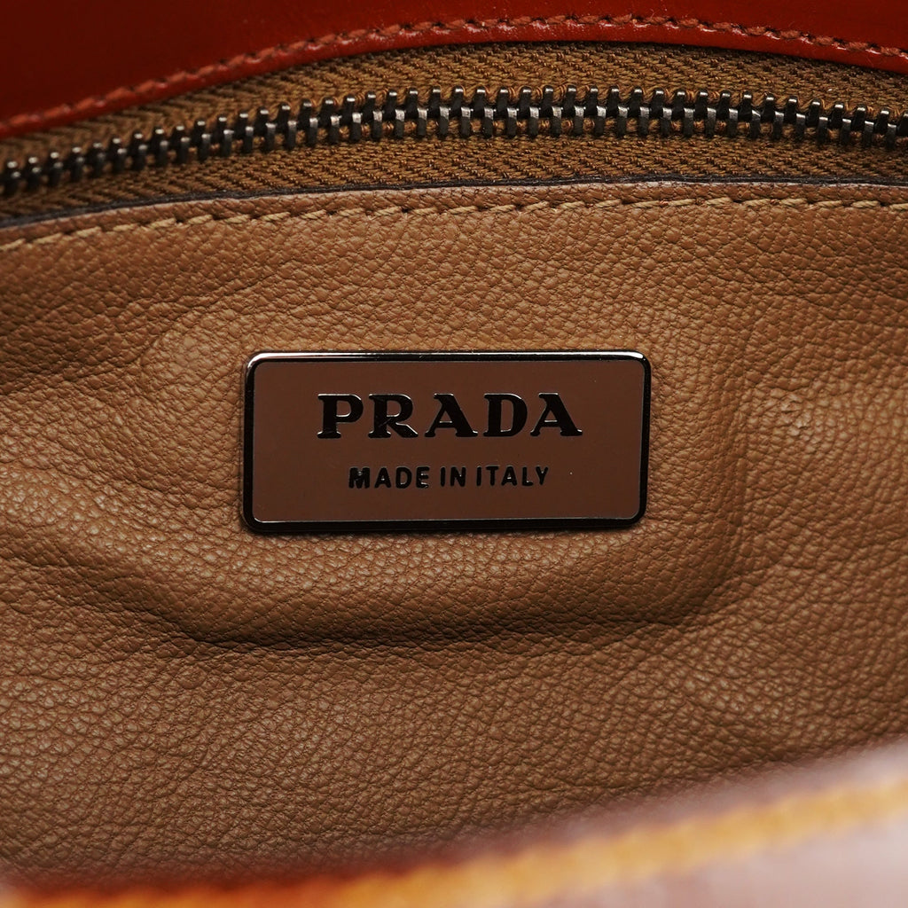 BN0526 Brown Vernice Old Shoulder Bag