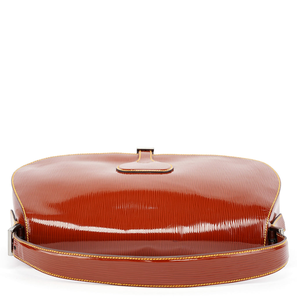 BN0526 Brown Vernice Old Shoulder Bag