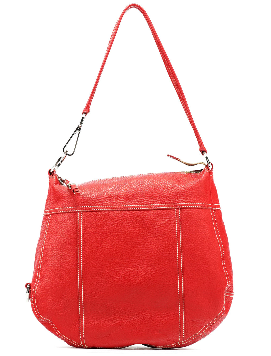 BR1608 Red Leather Shoulder Bag