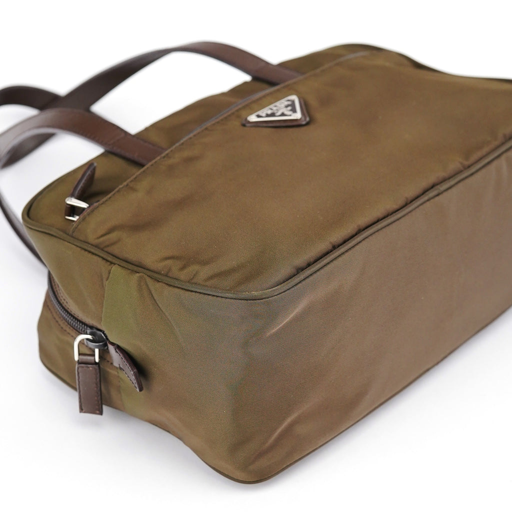 BR1787 Green Tessuto Tote Bag