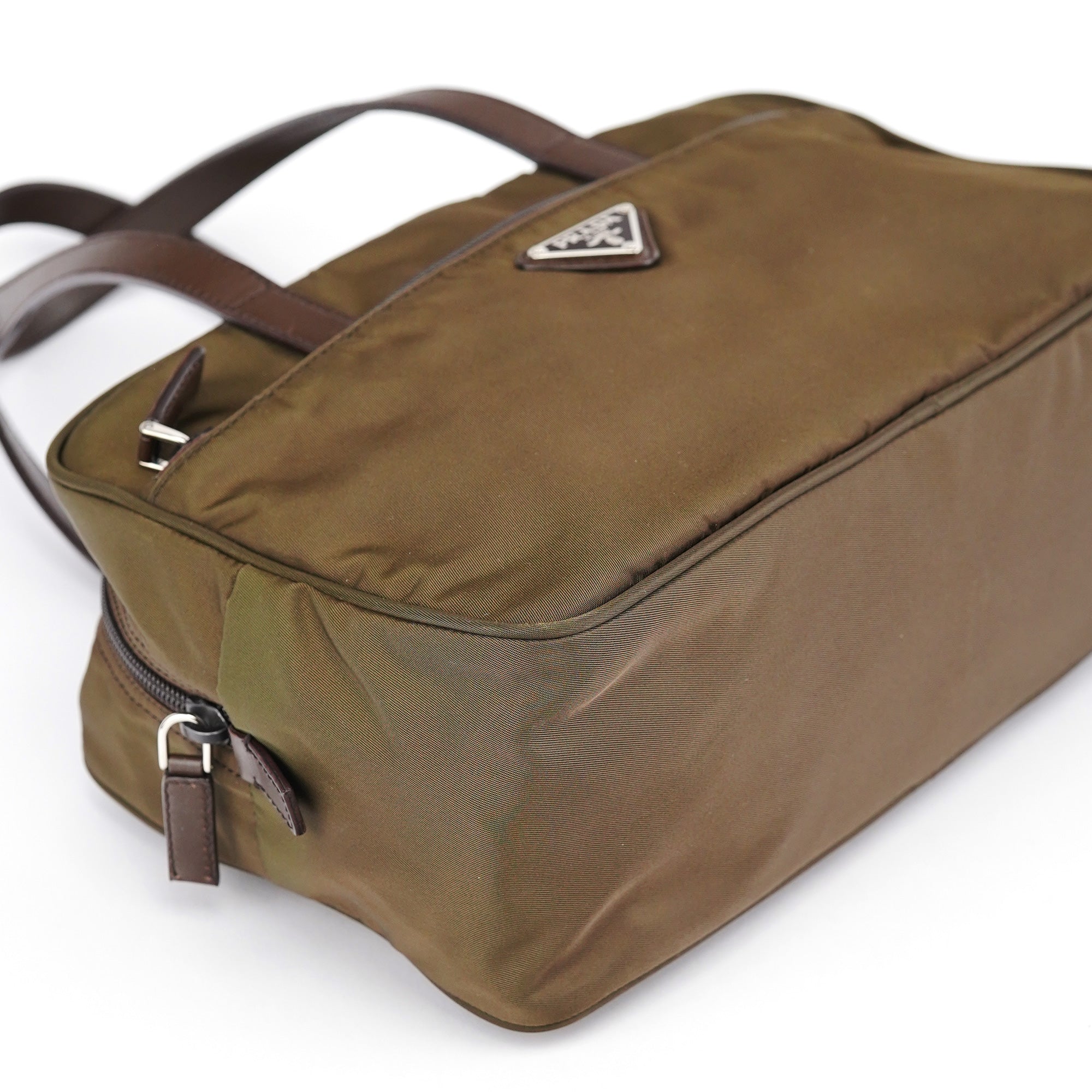 BR1787 Green Tessuto Tote Bag