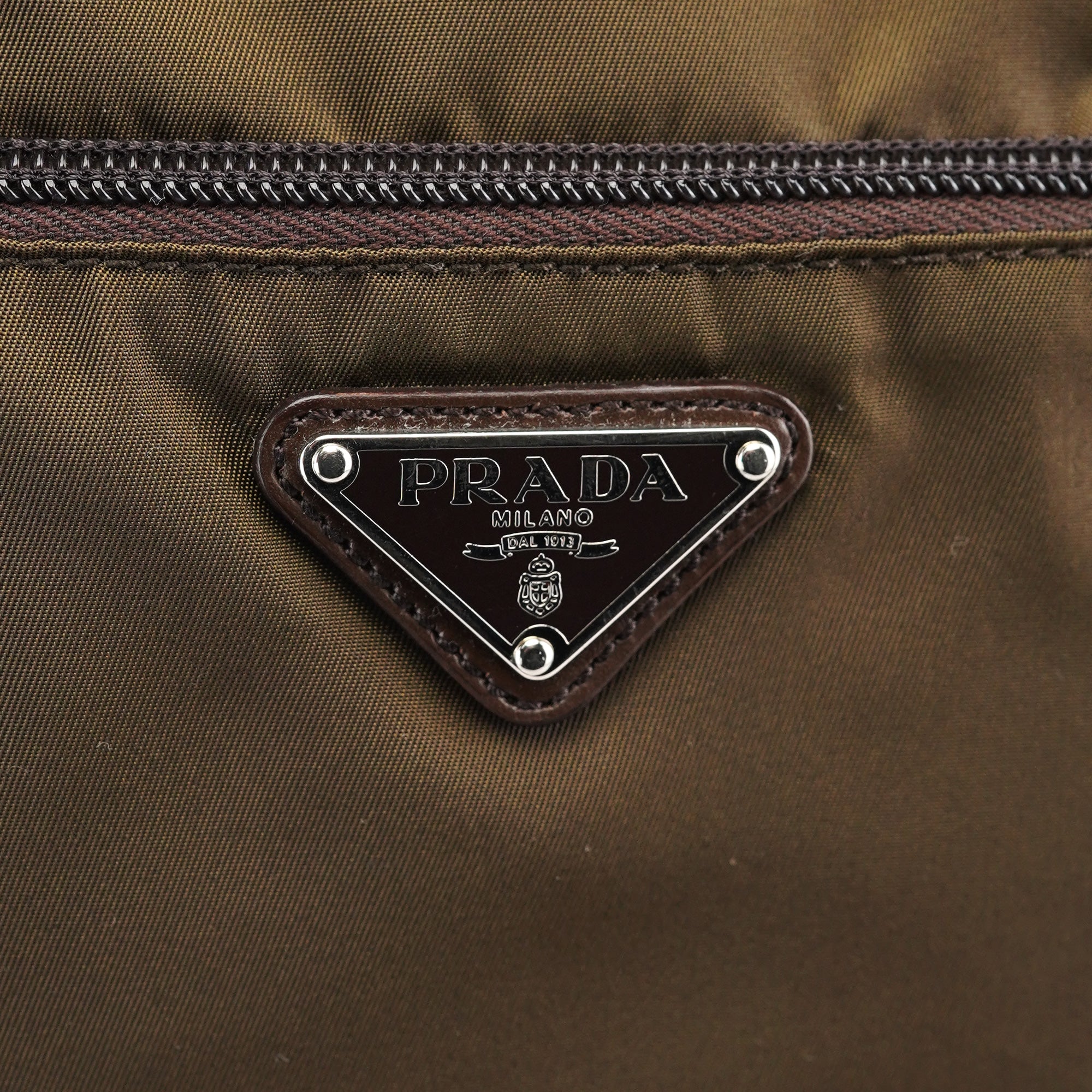 BR1787 Green Tessuto Tote Bag