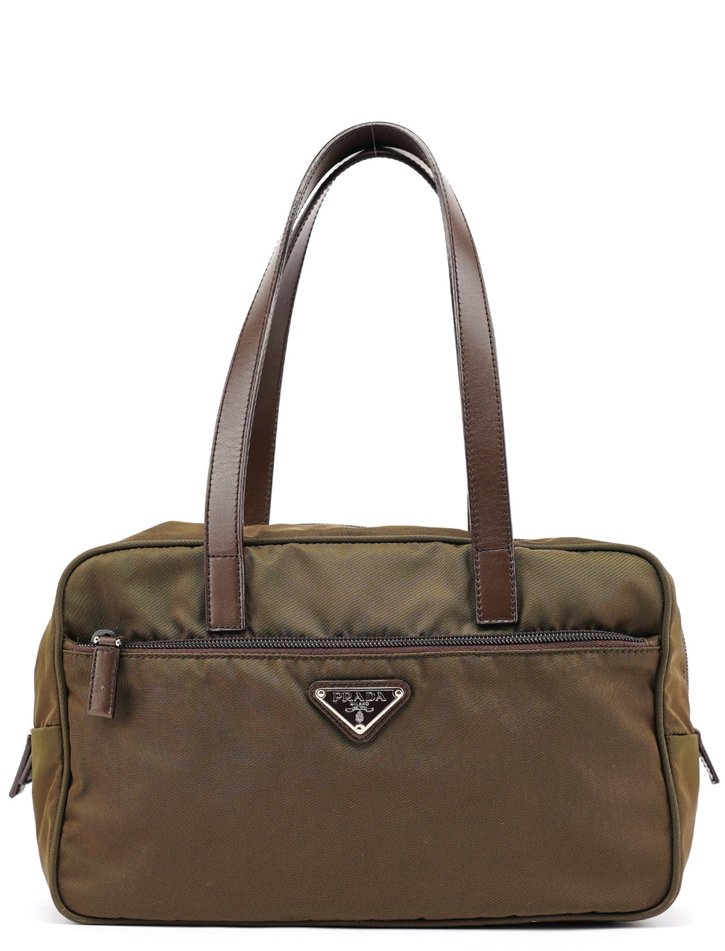 BR1787 Green Tessuto Tote Bag